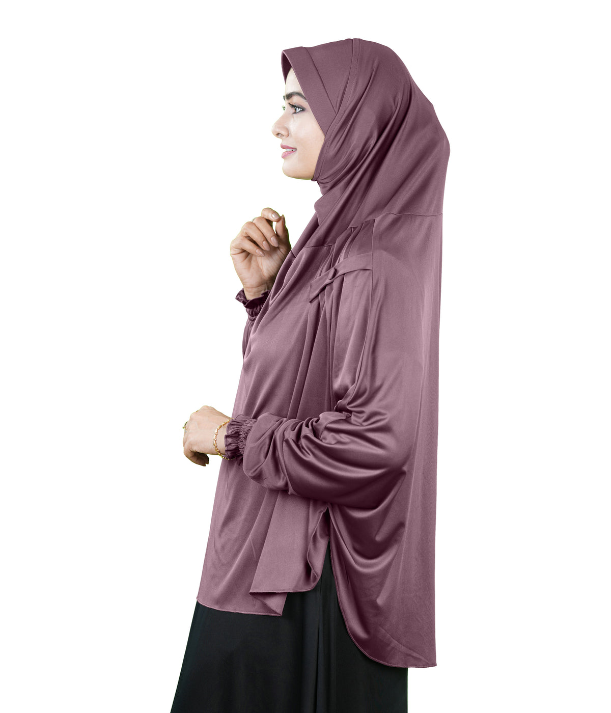 Mehar Hijabs Modest Elegant Saima Farasha type Hijab – One-Piece