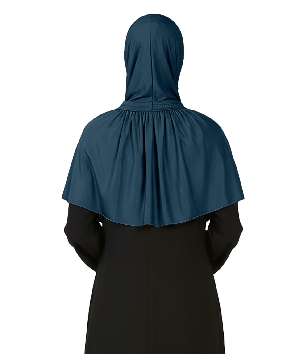 Fadya Hijab Modest Hijab With Neck Stone Embellishment & Elegant Frill Design