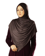 Modest Women's stylish Soft feel good fabric AnarkaIi Hijab Formal Grey