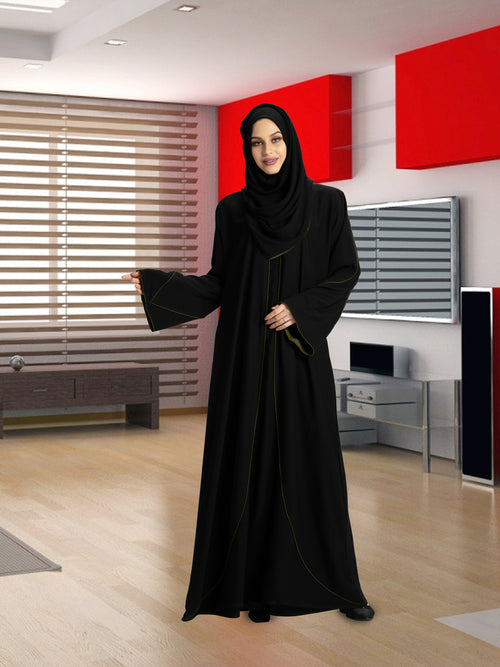 Mehar Women's Stylish Designer Aain Abaya
