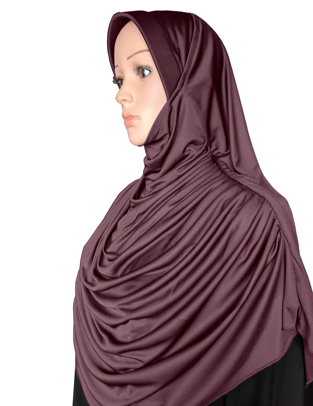 Modest Women's Fleeted Stylish Feel Good Fabric FAEEZAH Hijab Coffee
