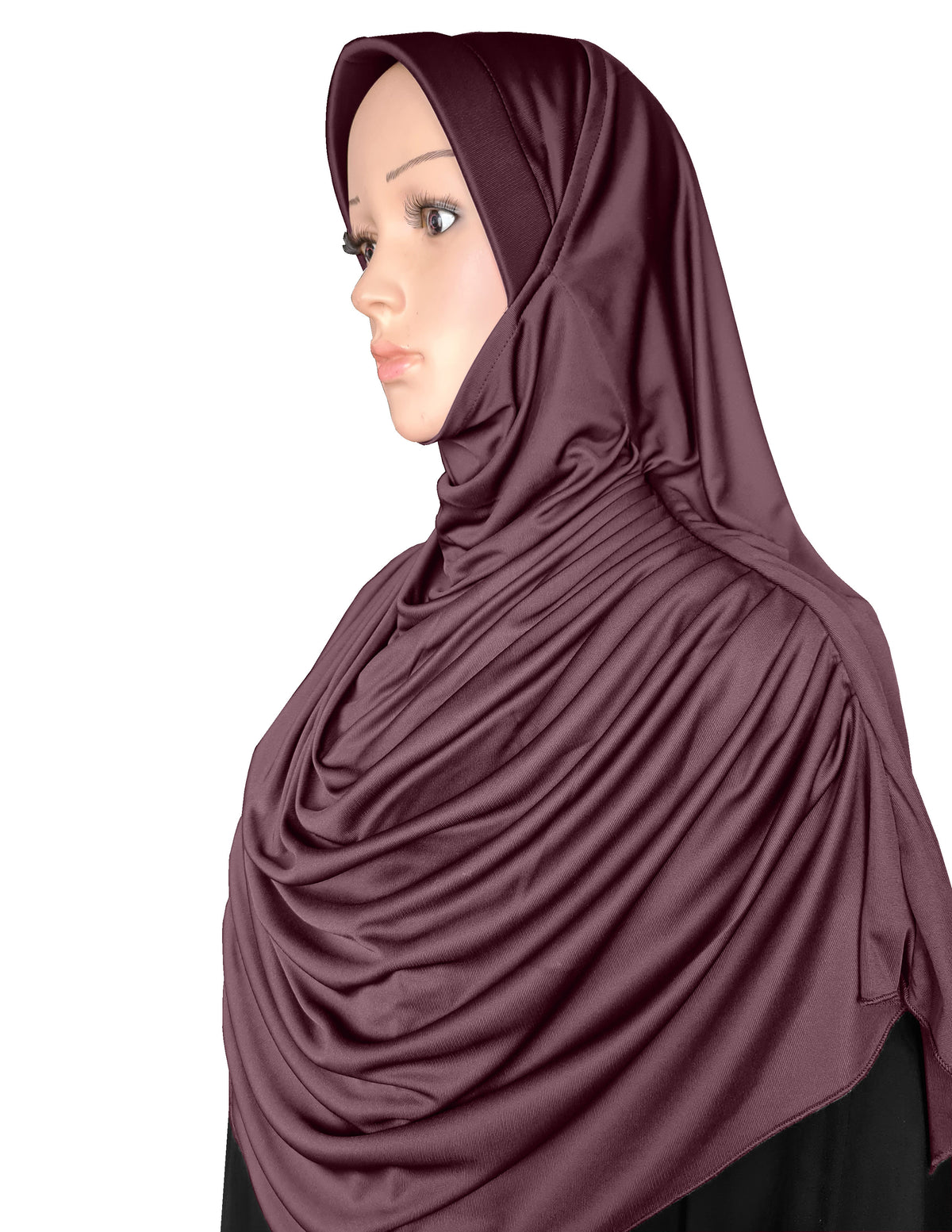 Modest Women's Fleeted Stylish Feel Good Fabric FAEEZAH Hijab Coffee