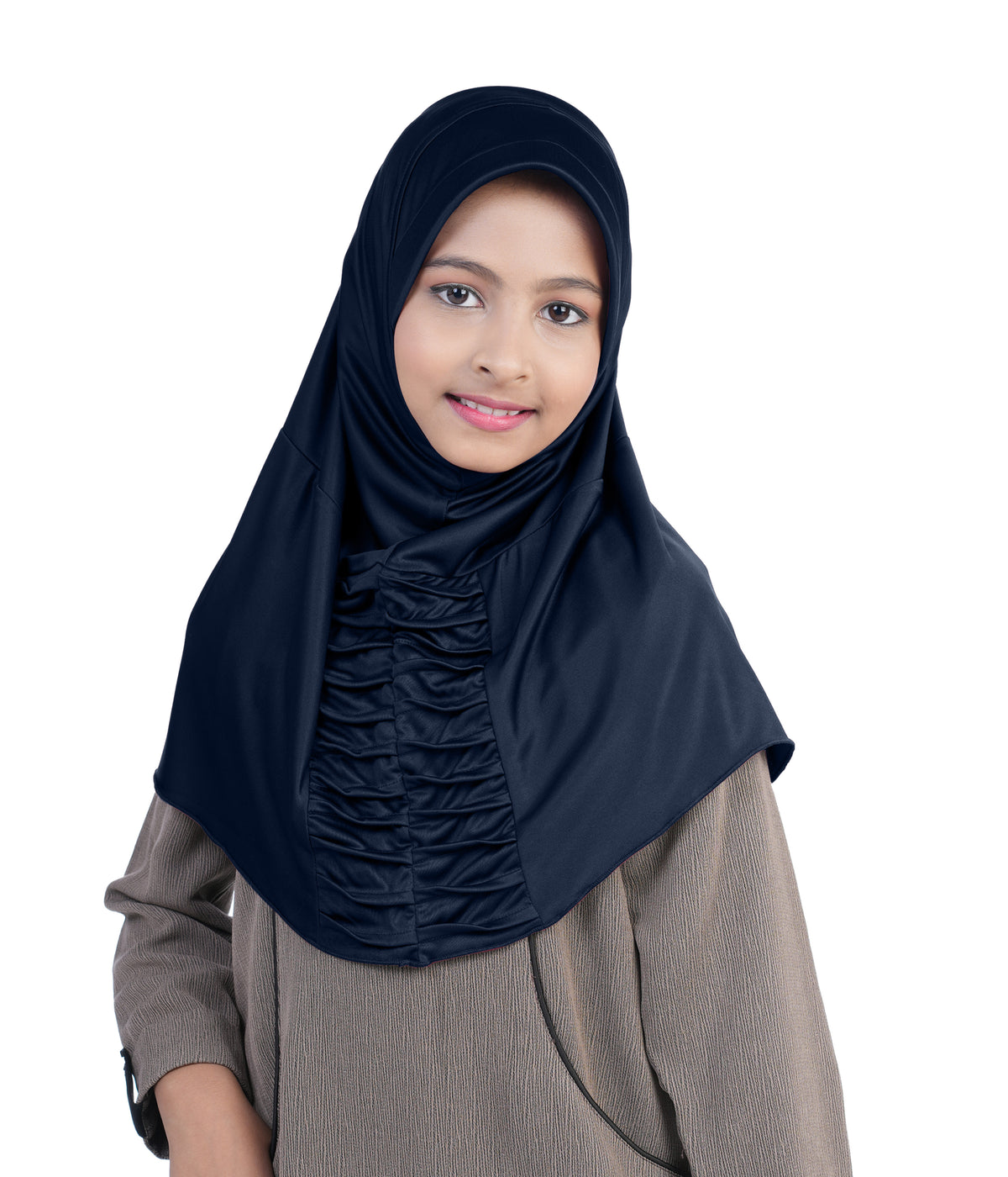 Mehar Nisa Hijab for Girls Hijabs Modest Wear with Front Pleated Detaili
