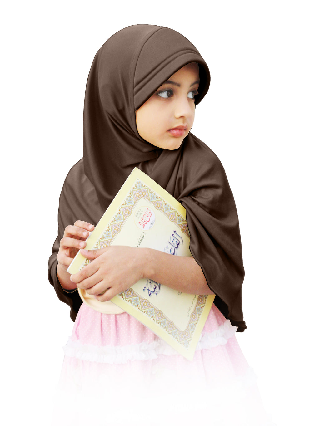 Mehar Hijab's Girl's Plain Long Hijab feel good Little Ma-ale Hijab