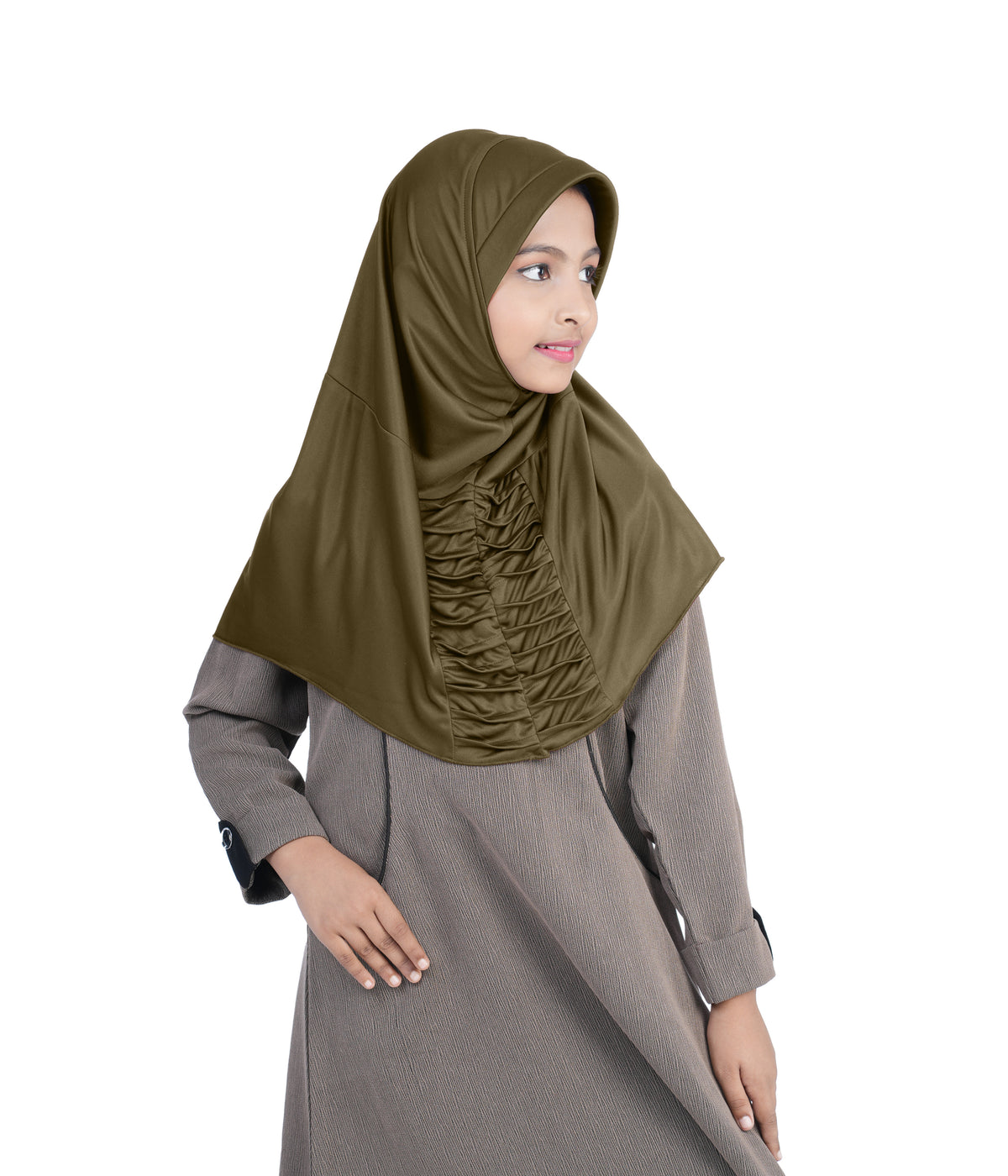 Mehar Nisa Hijab for Girls Hijabs Modest Wear with Front Pleated Detaili