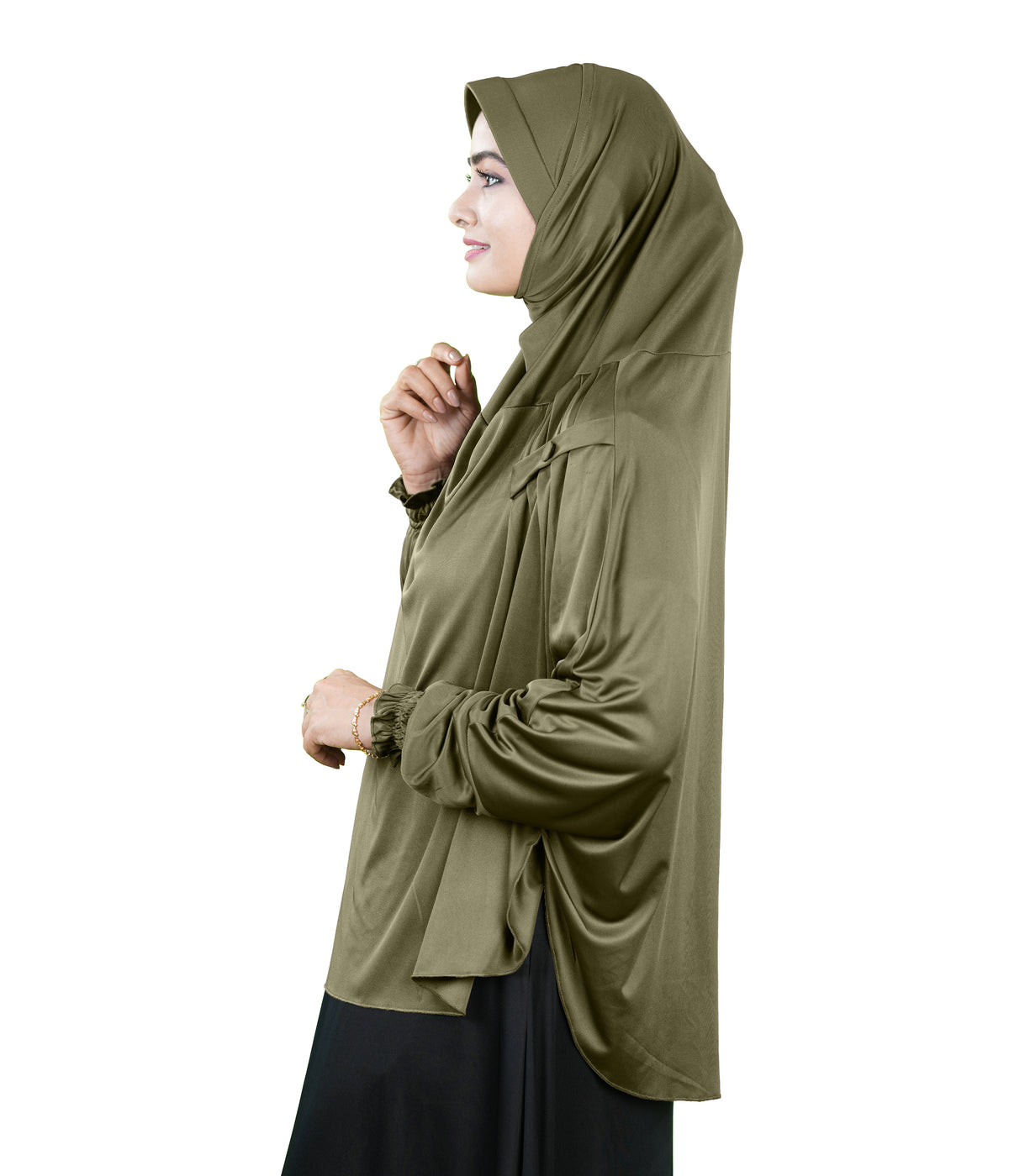 Mehar Hijabs Modest Elegant Saima Farasha type Hijab – One-Piece