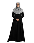 Modest Fashion Women's Soft feel good Fabric Manal Hijab Silver