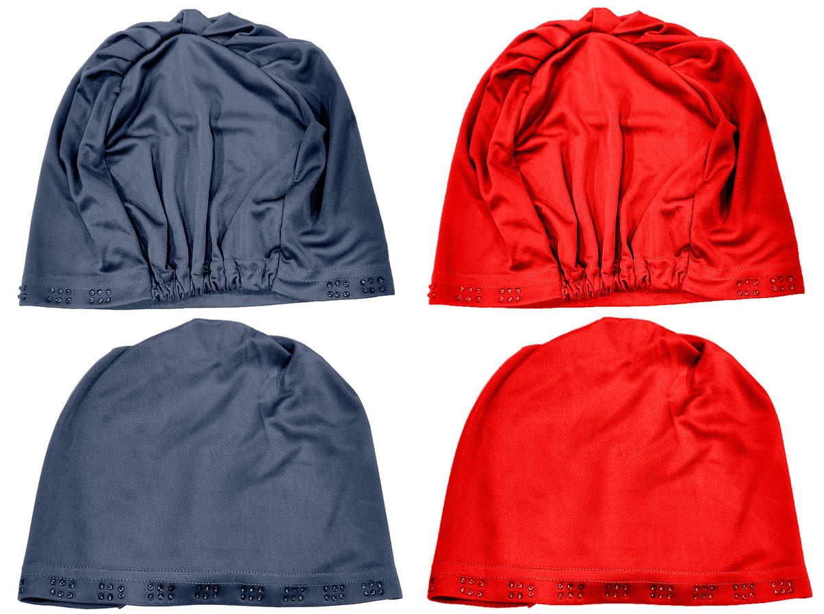 Mehar Hijab Women's Hair Bonnet SD Cap (set of 2)