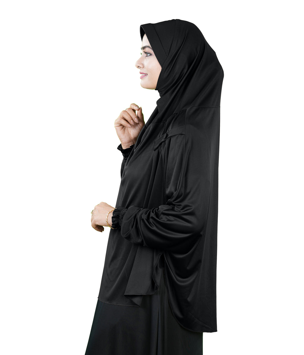 Mehar Hijabs Modest Elegant Saima Farasha type Hijab – One-Piece