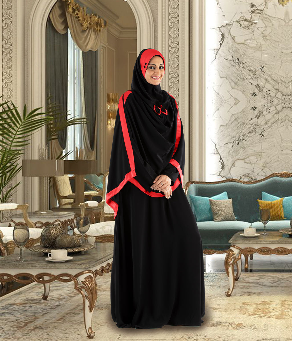 Modest Women's Stylish Soft Rich Crepe Long Hijab GHANIA KHIMAR