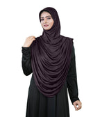 Modest Fashion by Mehar Laila Two-Piece Frilled Hijab Set