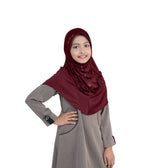 Mehar Little Nidha Hijab for Girls – Embellished with Embroidery & a