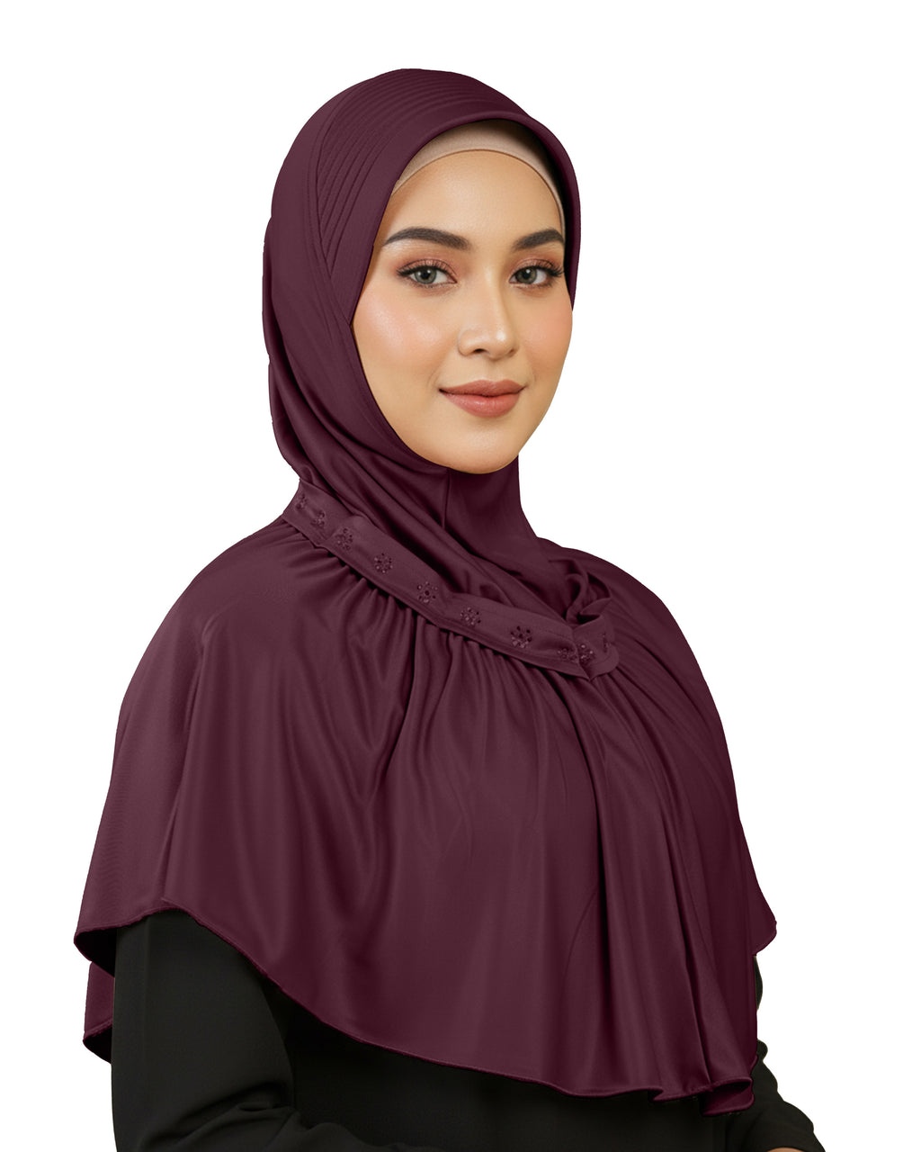 MEHAR HIJAB Fadya Hijab for Women - Satin, Ready-to-Wear