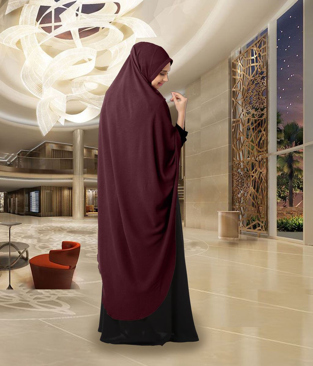 Modest Women's Stylish Rich Premium Texture fabric Crepe Long Hijab HEERA HAMDA