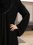 Mehar Women's Stylish Designer Aain Abaya