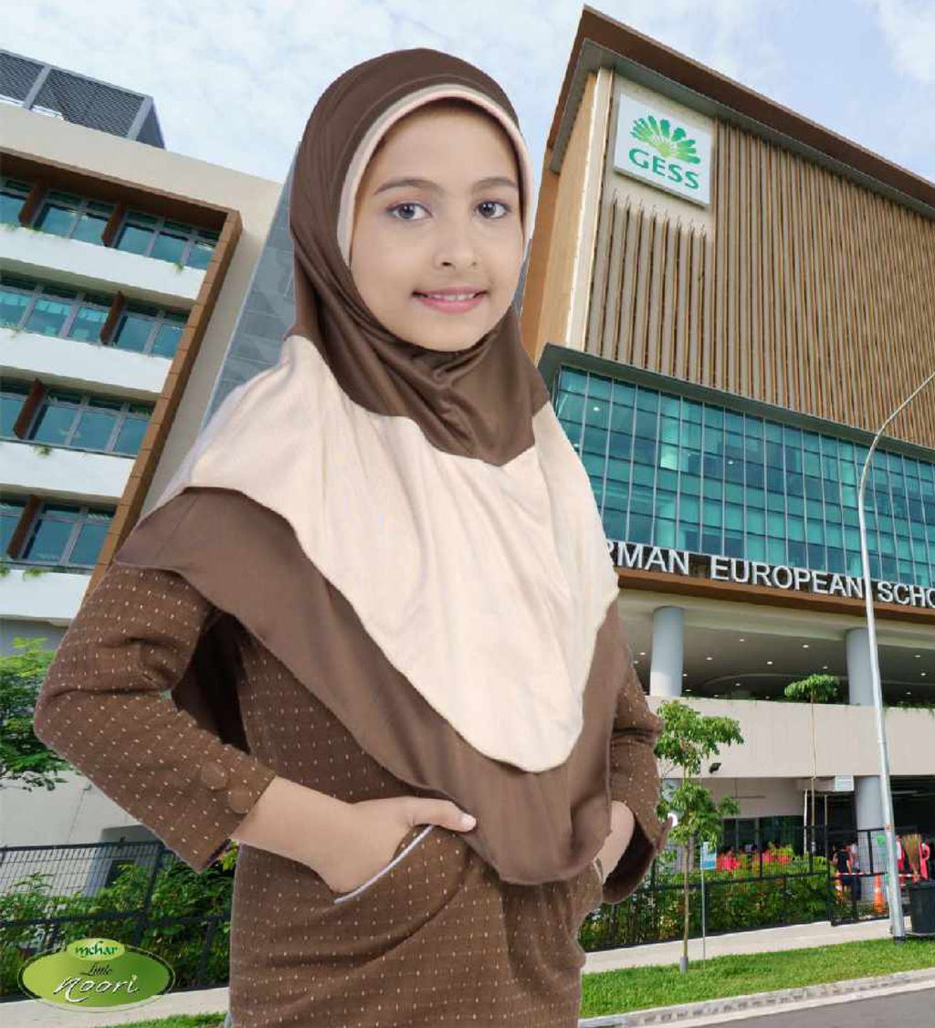 Stylish Little Razia Hijab stylish dual color combinations