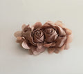 Women's Flower Brooches chocolate color 2 in1 for enhance your dressing style.
