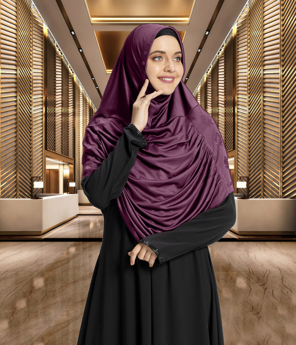 Modest Fashion Women's Soft feel good Fabric Aasimah Hijab