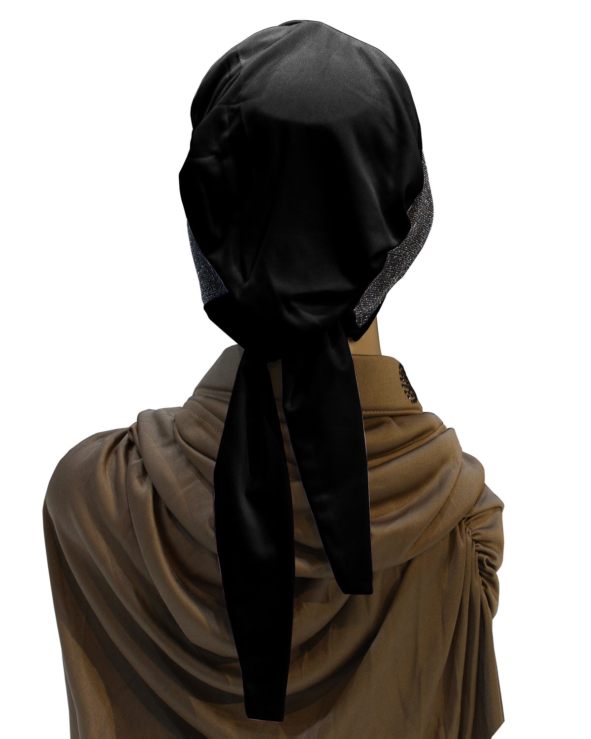 Mehar Hijab`s Women's Stylish Ponytail Headwrap Glitter Twinkle T Cap