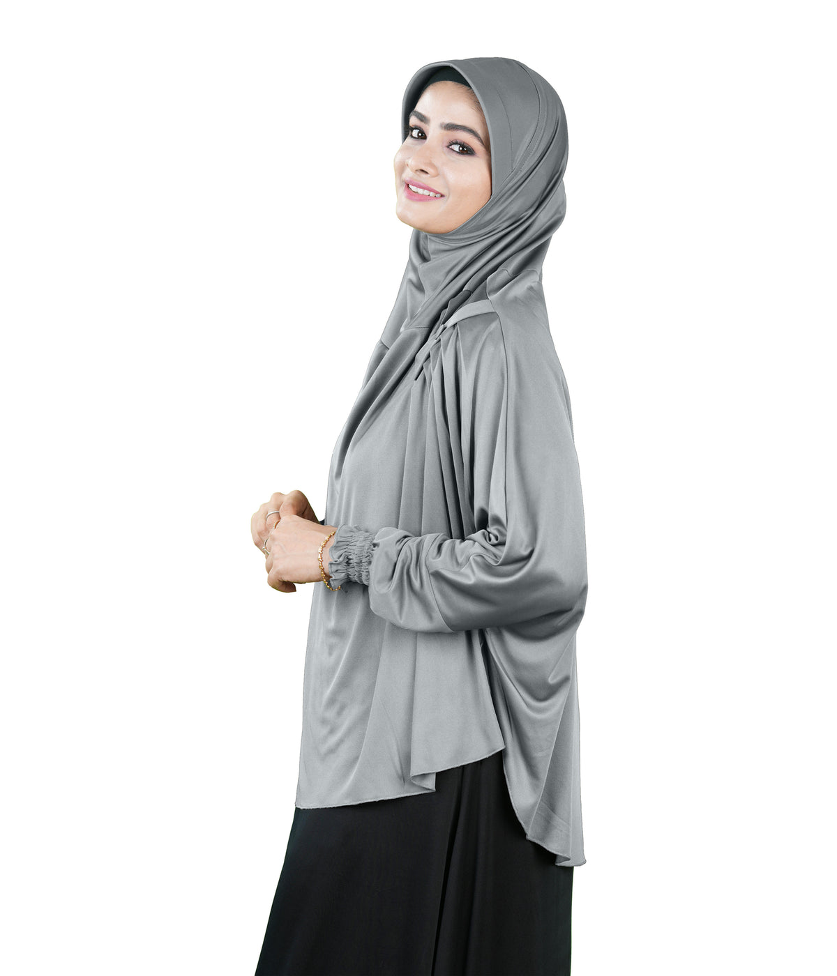 Mehar Hijabs Modest Elegant Saima Farasha type Hijab – One-Piece