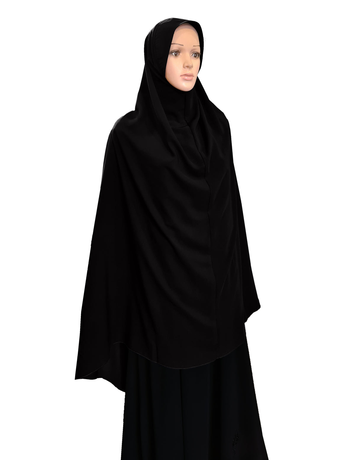 Modest Women's Stylish Soft Crepe FATHIMA Round C Cap Salafi Hijab