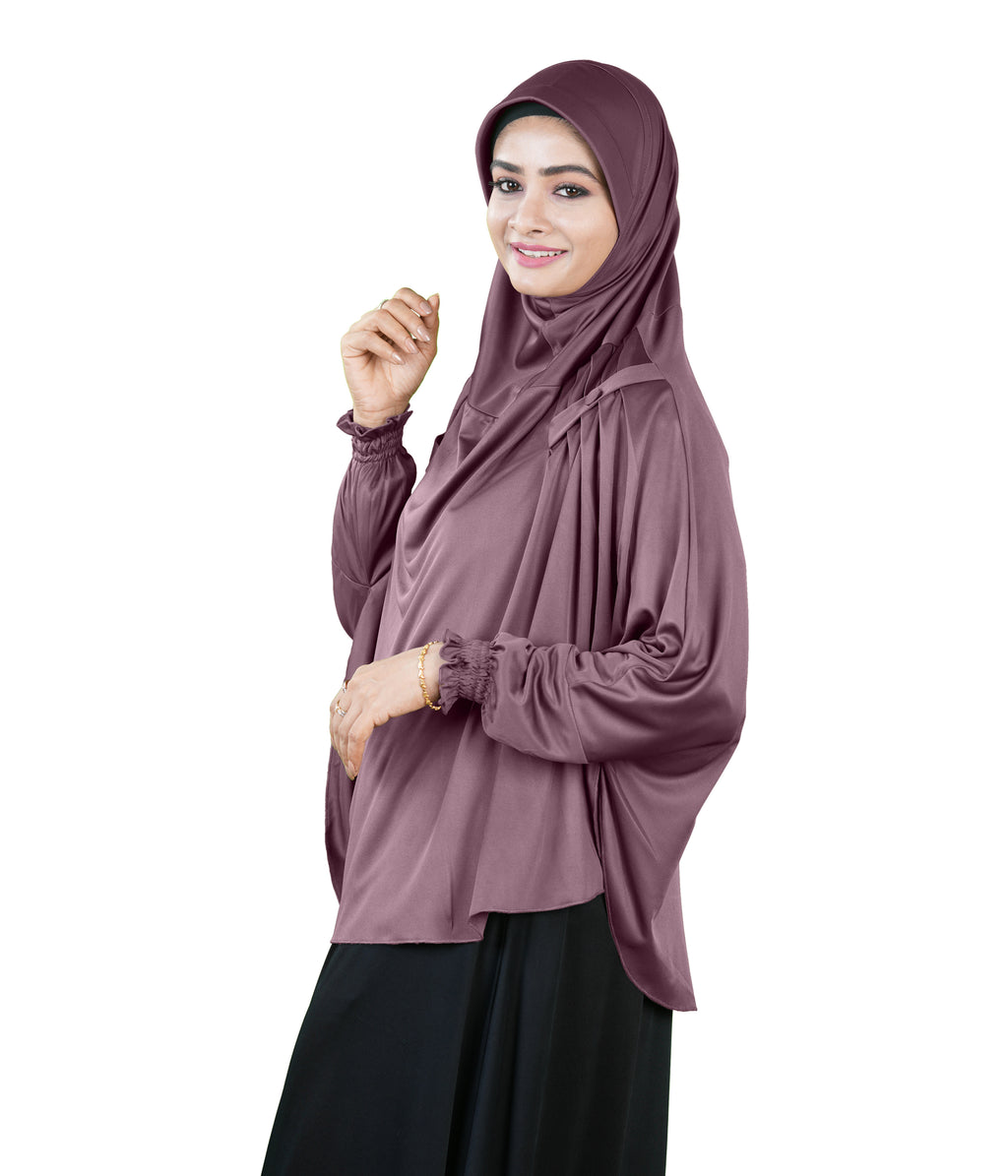 Mehar Hijabs Modest Elegant Saima Farasha type Hijab – One-Piece