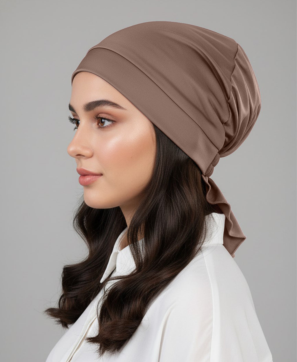 Aleena Tail Cap – Premium Hijab Undercap with Elegant Tail, Soft Stretch Modest