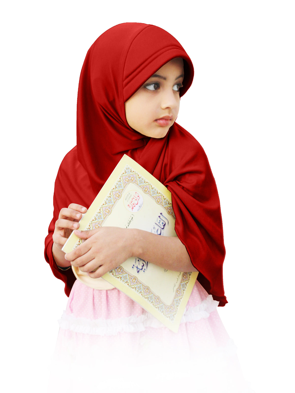 Mehar Hijab's Girl's Plain Long Hijab feel good Little Ma-ale Hijab