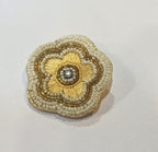 4 Pcs Hijab Pins flower shaped Buttons, Strong Hijab Pins for Women Brooches