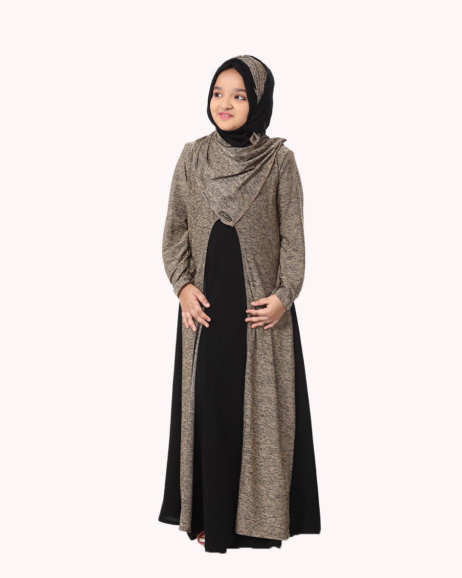 Mehar Little Girl's Zara Abaya