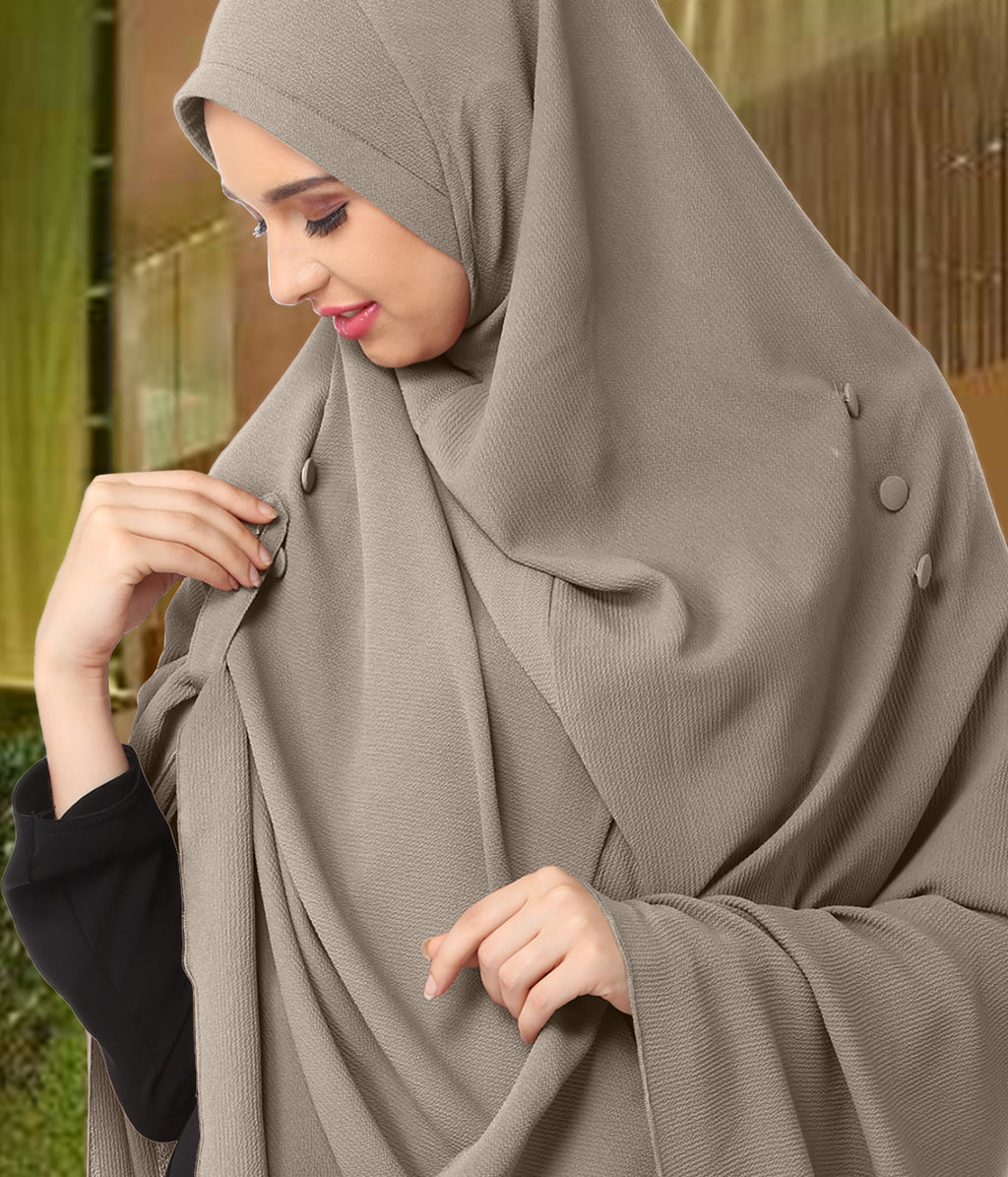 Modest Women's Stylish Rich Premium Texture fabric Crepe Long Hijab HEERA HAMDA