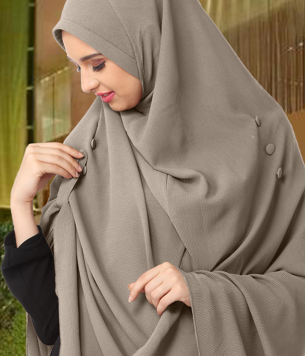 Modest Women's Stylish Rich Premium Texture fabric Crepe Long Hijab HEERA HAMDA