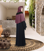 Mehar Shakira Elegant Dual-Tone Knot Hijab