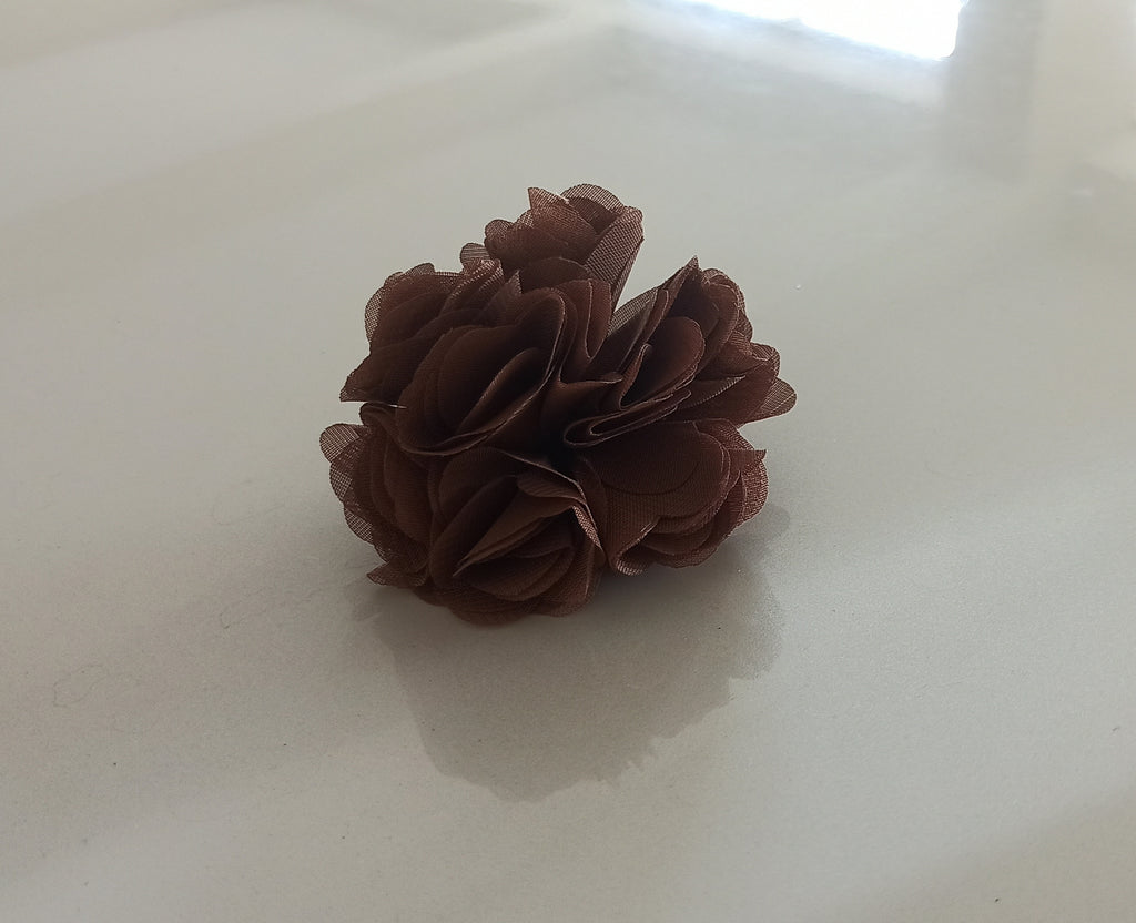 Women's Flower Brooches Chocolate colour for enhance your dressing style