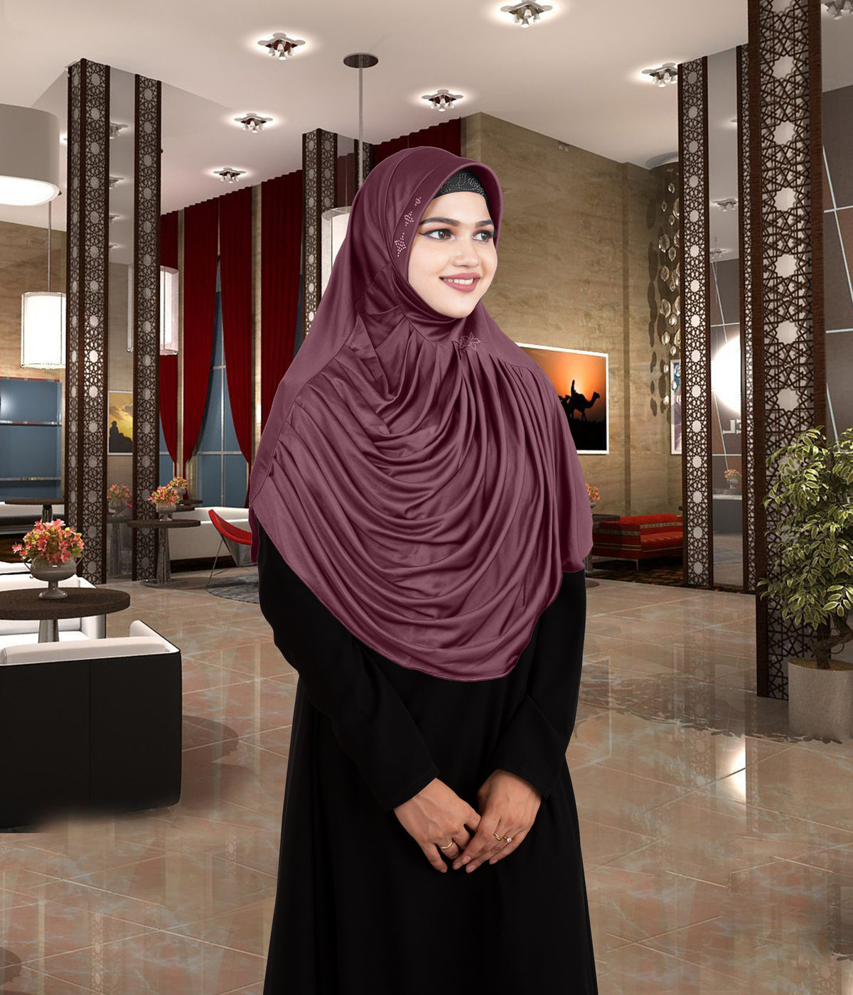 Modest Women's Elegance and Comfort Redefined Fareeza Hijab