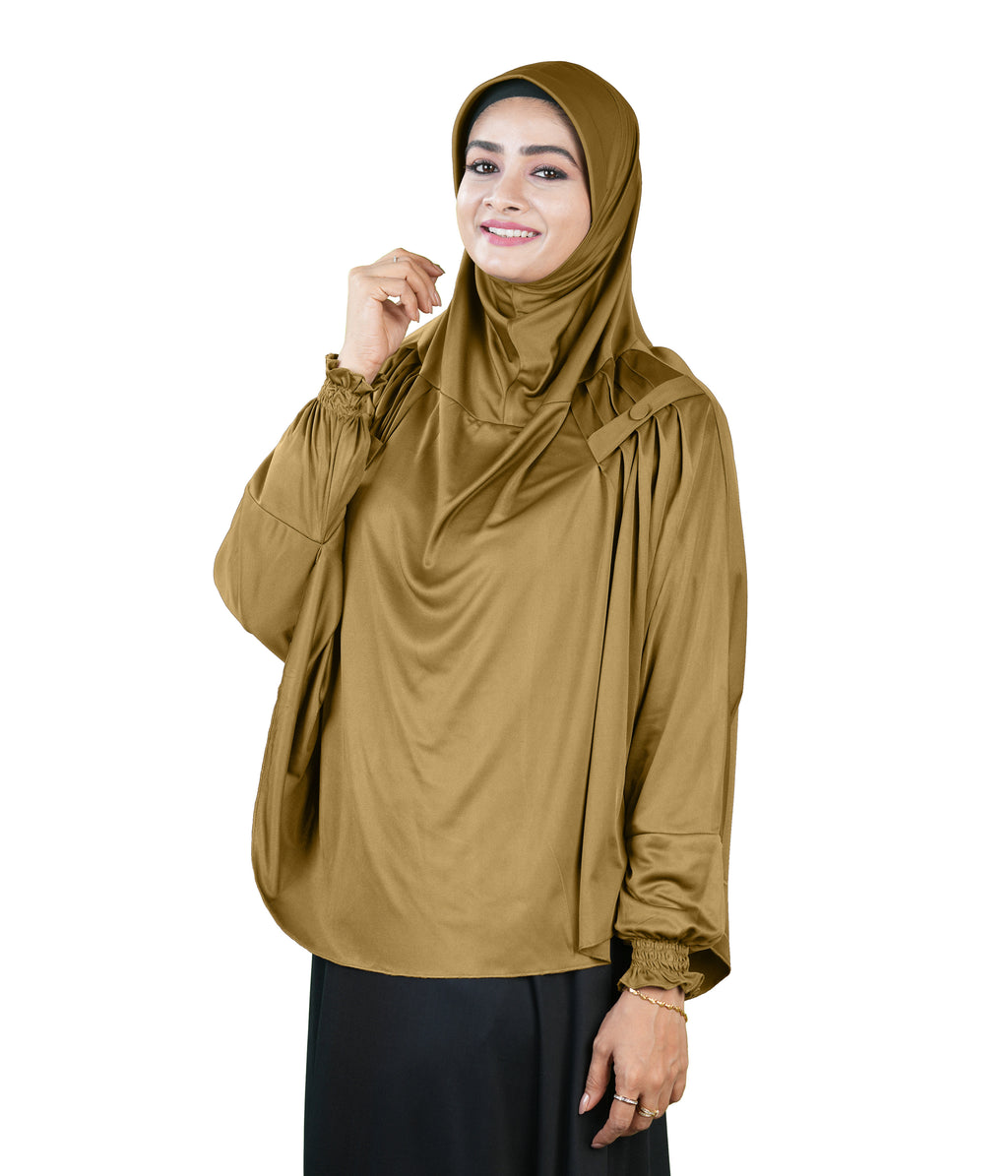 Mehar Hijabs Modest Elegant Saima Farasha type Hijab – One-Piece