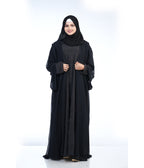Mehar Stylish Premium Zaina Over coat Abaya 3 Pice set