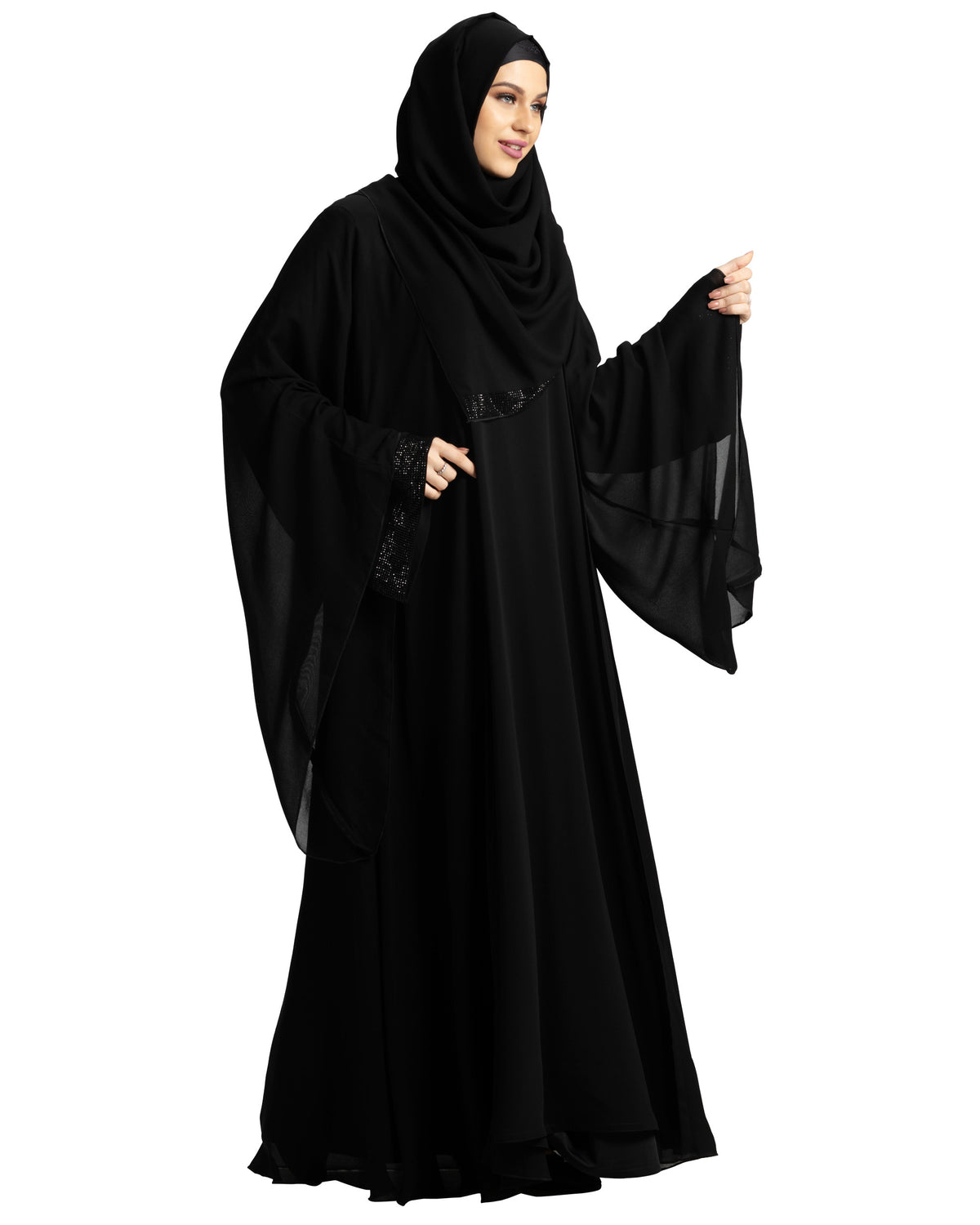 Mehar Hijab Modestly Stylish Look Classy and elegant ROZANA Premium Abaya
