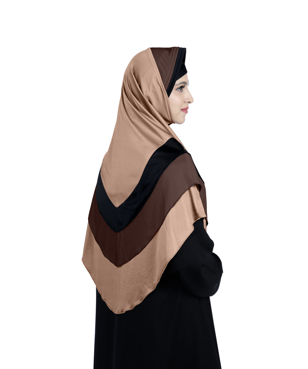 Mehar Hijab's Modest Women's Stylish Designs Layered Elegance Mehar Hijab' Hijab