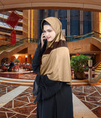 Mehar Shakira Elegant Dual-Tone Knot Hijab
