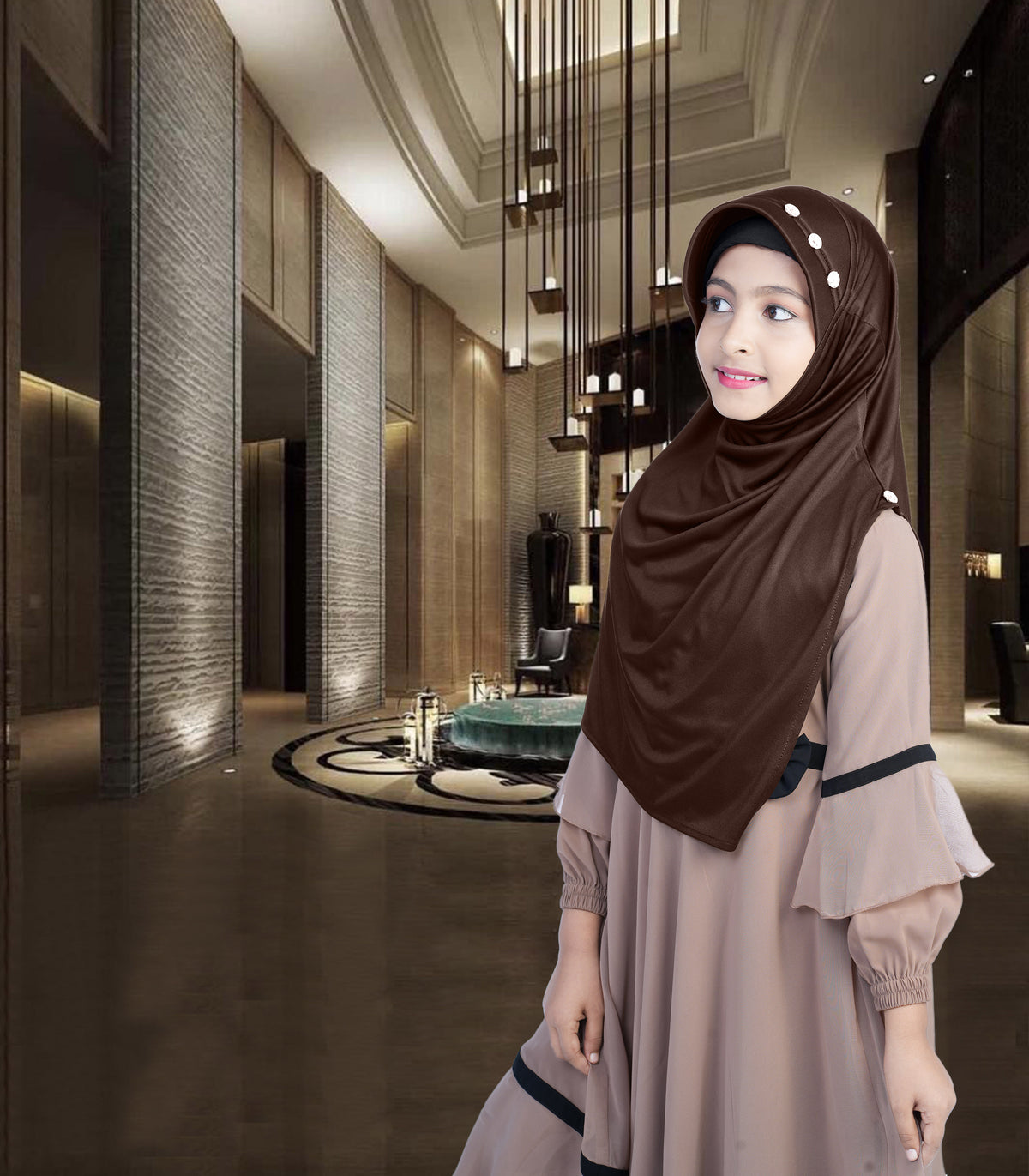 Mehar Hijab for Girls' Stylish Attire modest kids Hijab Collection Little Riya
