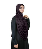 Modest Fashion by Mehar Laila Two-Piece Frilled Hijab Set