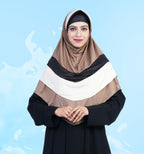 Mehar Hijab's Modest Women's Stylish Designs Layered Elegance Dilsha Color Blend