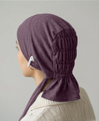 Dr. Ayesha Volume Tail Cap,Stretch Hijab with Stethoscope Ear Hole.Breat