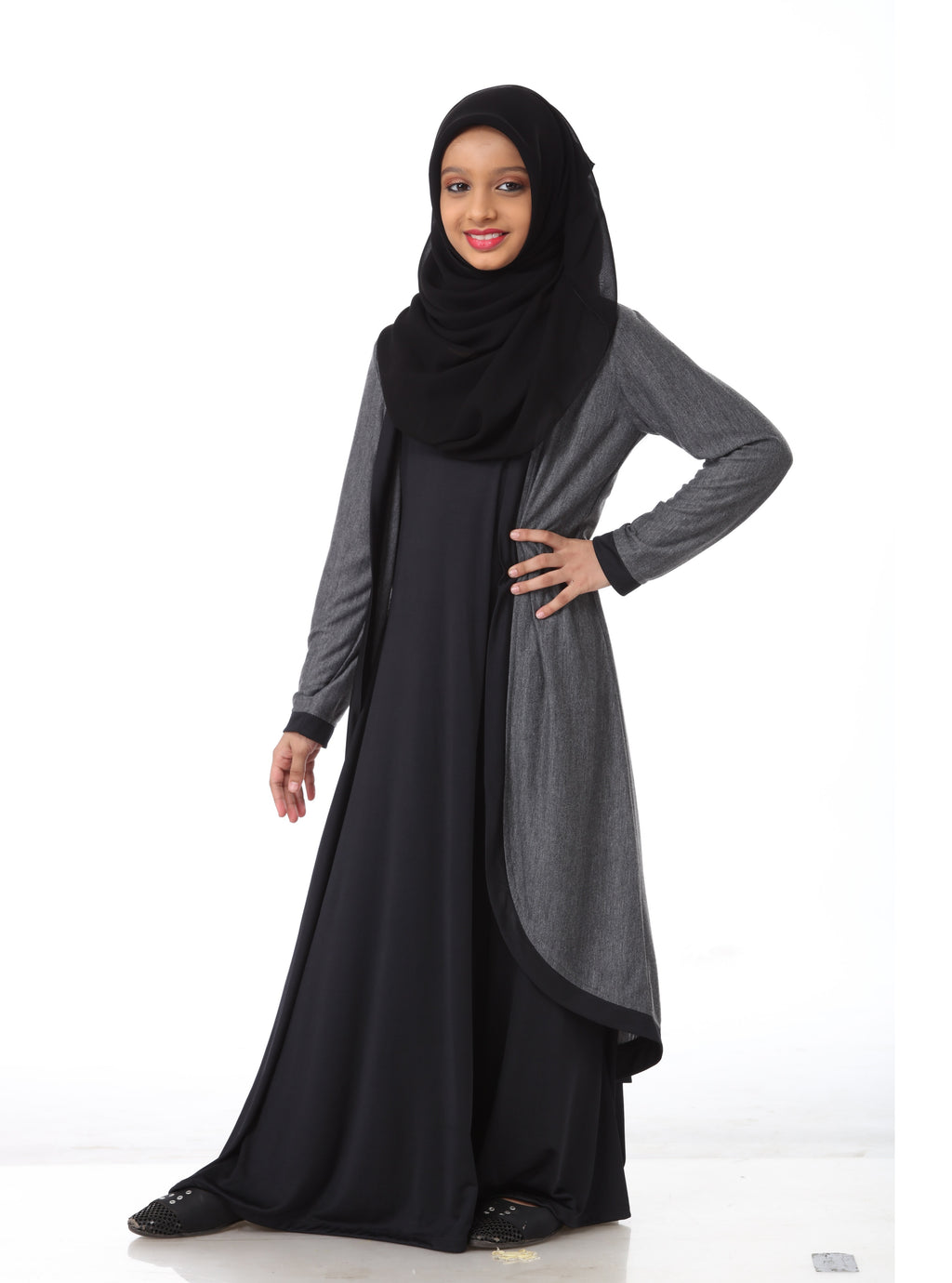 Mehar Little Girl's Aneeqa Abaya
