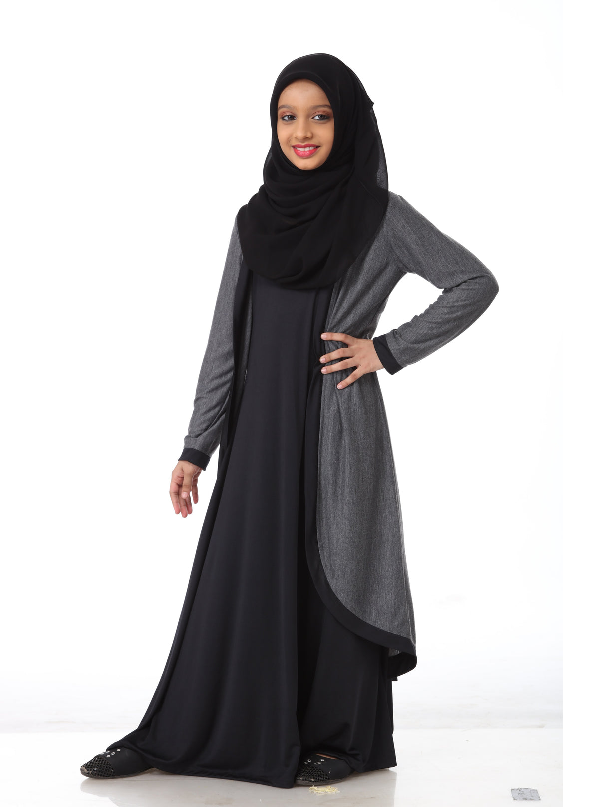 Mehar Little Girl's Aneeqa Abaya