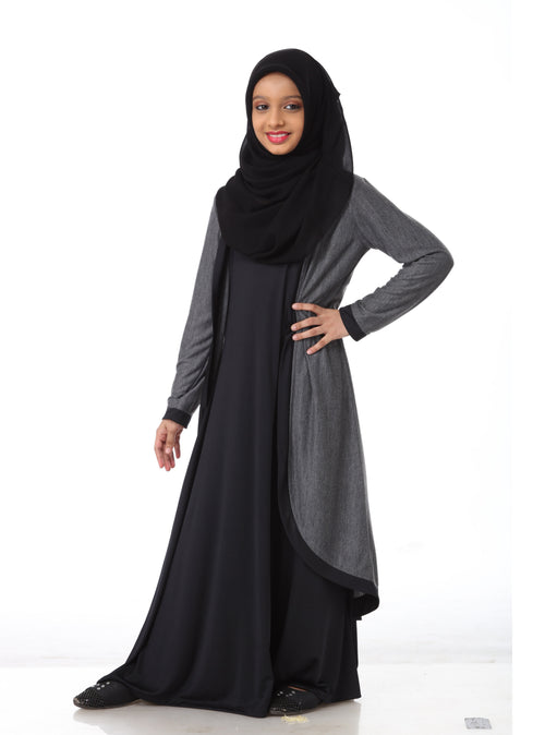 Mehar Little Girl's Aneeqa Abaya