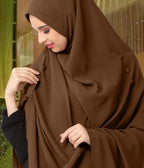 Modest Women's Stylish Rich Premium Texture fabric Crepe Long Hijab HEERA HAMDA