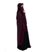 Mehar Hijabs Safia Face Mask Long Hijab for Women – Full Coverage Khimar with In