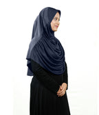 Mehar Faeezah DD Hijab – Dual-Drape Two-Tone Layered Hijab for Modest
